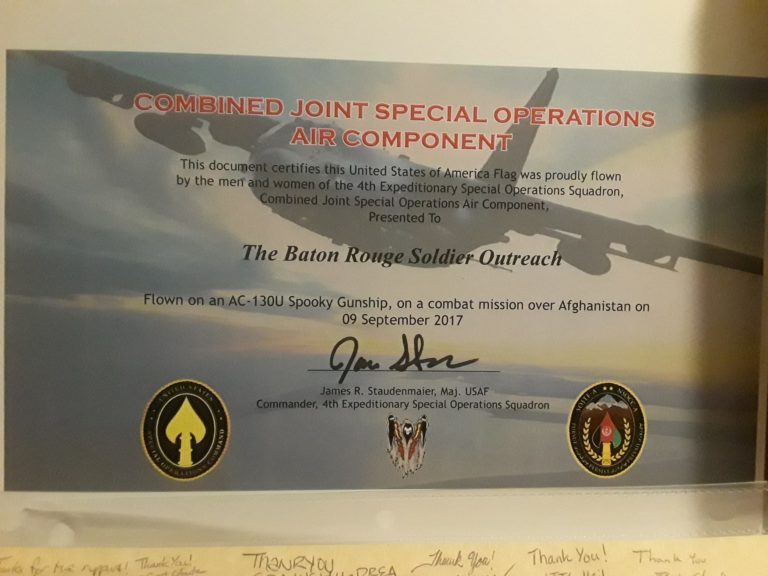 certificate of appreciation for BRSO