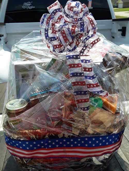 br soldier outreach gift basket