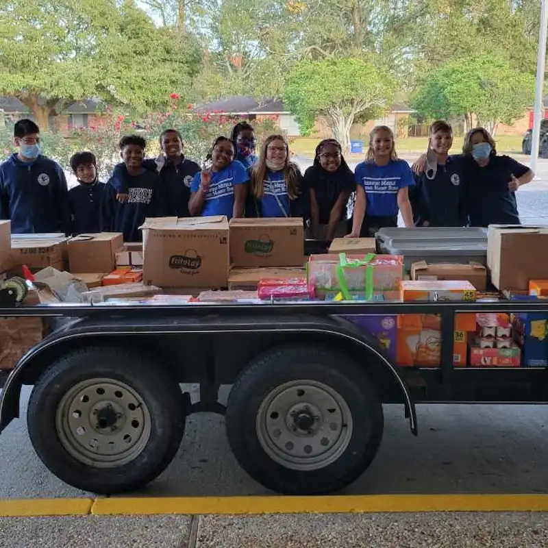 sherwood middle magnet school brsoldier outreach trailer with packages