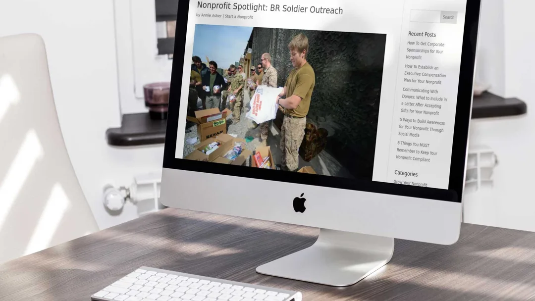 br soldier outreach on exemptmenow blog