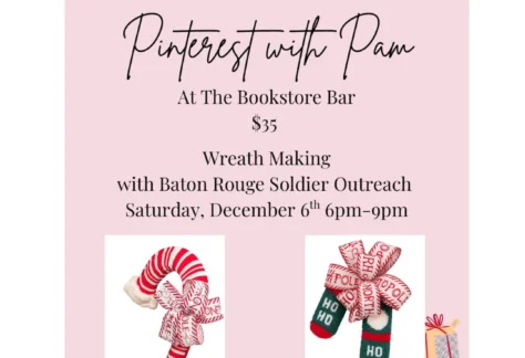 pinterest with pam baton rouge event wreath making workshop